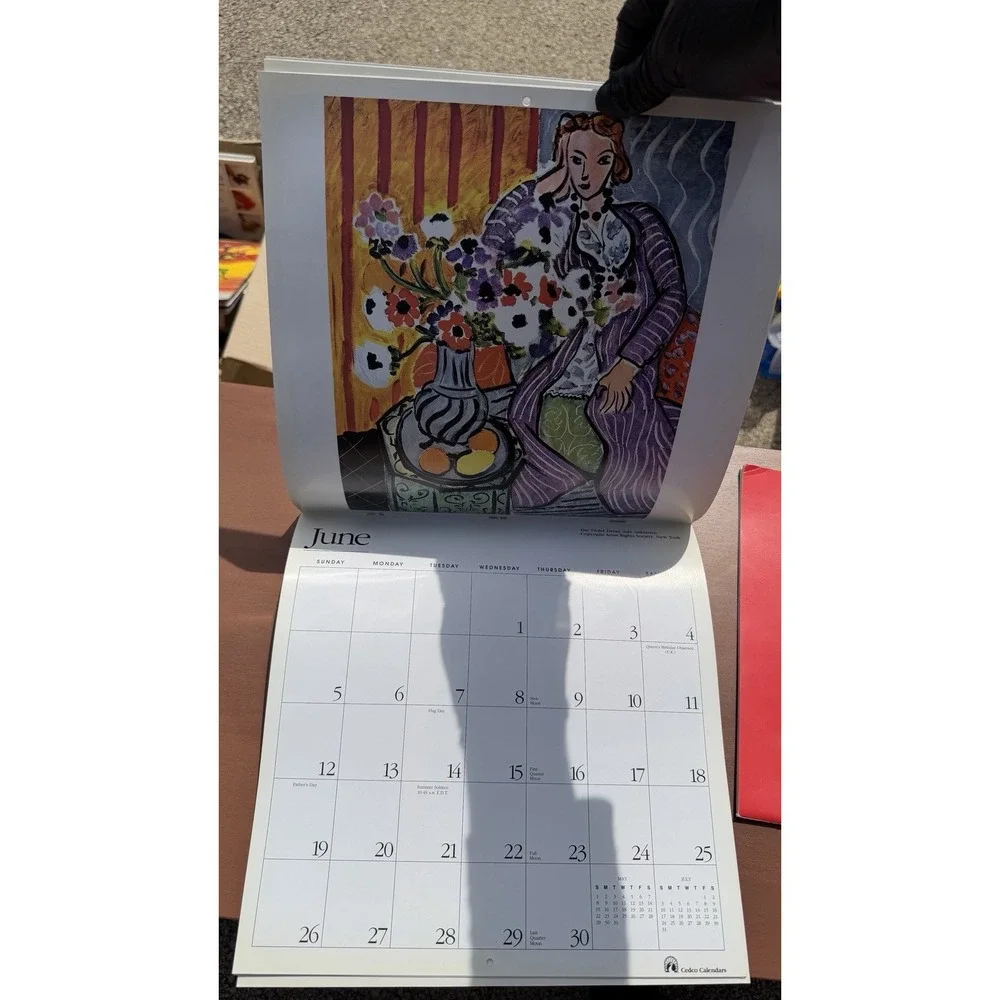Henri‎ Matisse 1994 Wall Calendar Vintage Cedco Art Calendar